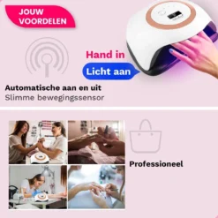 Seidon© Nageldroger 168W - LED Lamp Nagels - Gellak Lamp - UV Lamp Gelnagels -Cosmeticawinkel 1200x1200 1021