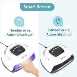 ForDig 220W Professionele Nageldroger Voor Gel Nagels - Nagellak Droger Met UV LED Lamp En Timer Voor Gelnagels - Nageldrogerlamp Met 57 LED Lampjes Voor Nagel Gellak - Geschikt Voor Manicure En Pedicure - Nagellakdroger Hard Gelpolish Builder -Cosmeticawinkel 1200x1200 1049