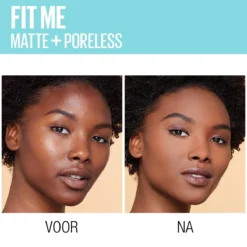 Maybelline Fit Me Matte & Poreless Foundation - 334 Warm Tan -Cosmeticawinkel 1200x1200 109