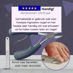 Nagelschaar Inclusief Nagelvijl - Nageltang Voor Harde Teennagels - Nagelknipper Tegen Kalknagels - Harde Nagels - Pedicureset - Manicureset Teennagelknipper - Teennagelschaar -Cosmeticawinkel 1200x1200 1097