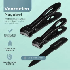 Nagelknipper Set Met Nagelvijl - Nagelset Tegen Kalknagels - Nageltang - Teennagelknipper - Ingegroeide Teennagel - Kalknagel -Schimmelnagel -Cosmeticawinkel 1200x1200 1114