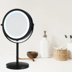 DAY Make-up Spiegel Met Verlichting - LED - 360° Draaibaar - Dubbelzijdig - 5x Vergroting - Scheerspiegel -Cosmeticawinkel 1200x1200 1148