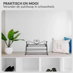 Confibel Nagellak Organizer - Nagellak Flesjes Houder - Essentiële Oliën Organizer - Rek Voor Flesjes - Wanddecoratie - Zwart -Cosmeticawinkel 1200x1200 1163