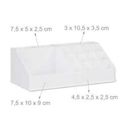 Relaxdays Make-up Organizer Klein - Stapelbaar - Sieradendoosje - Cosmetica - Opbergbox - Wit 31 Relaxdays Make-up Organizer Klein - Stapelbaar - Sieradendoosje - Cosmetica - Opbergbox - Wit -Cosmeticawinkel 1200x1200 1242