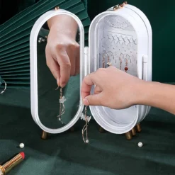 PIXMY® - Wit - Sieradenhouder - Oorbellenrekje - Sieradenrekje - Sieraden Organizer - Sieraden Doos - Sieraden Opbergen -Cosmeticawinkel 1200x1200 1260