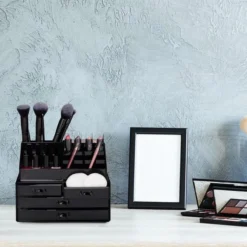 A&K 2in1 Make-up Organizer - 4 Lades Cosmetica Opbergdoos - Kaptafel - Zwart -Cosmeticawinkel 1200x1200 1286