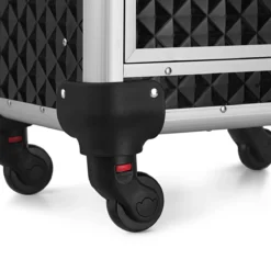 Songmics Kapperskoffer - Cosmetica Trolley - Cosmetica Koffer - Make-up Koffer - Visagie Koffer - Make Up Trolley - Op Wielen - Zwart -Cosmeticawinkel 1200x1200 1339