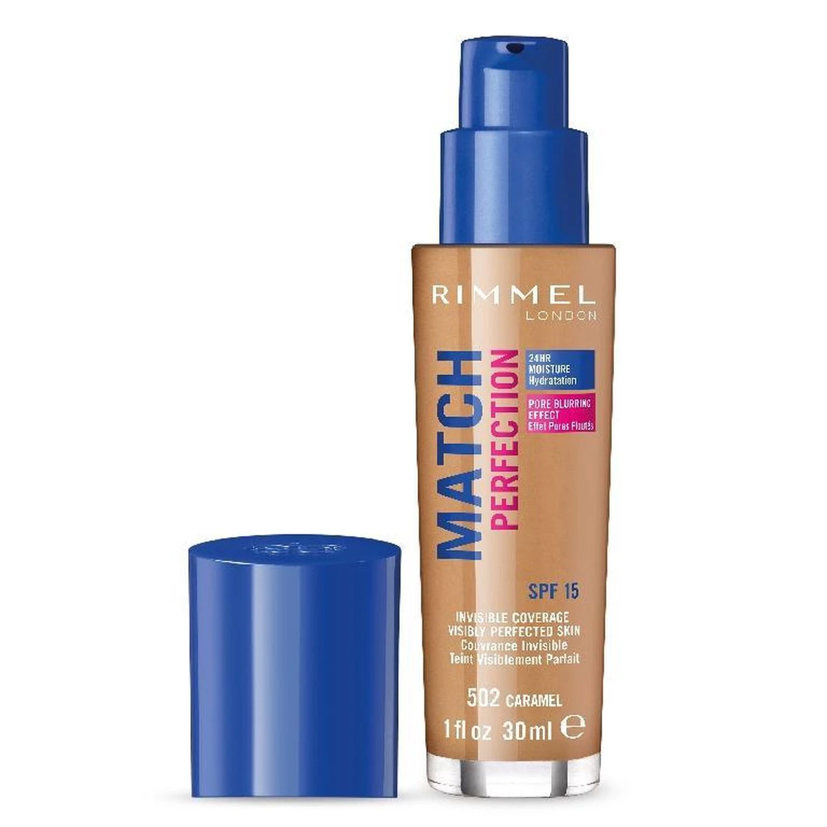 Rimmel London Match Perfection Foundation 502 Caramel 10 Rimmel London Match Perfection Foundation 502 Caramel - Afbeelding 10