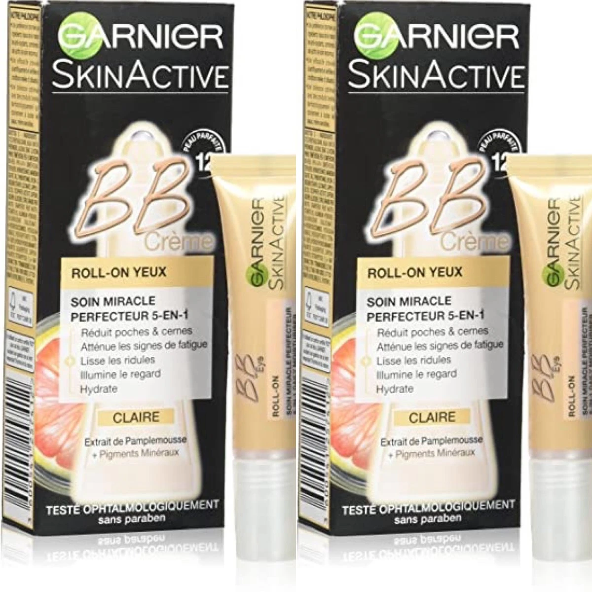 Garnier Skin Active BB Cream Oogroller 5-IN-1 LIGHT (2 STUKS) 1 Garnier Skin Active BB Cream Oogroller 5-IN-1 LIGHT (2 STUKS)