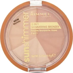 Rimmel London Rimmel - SunShimmer 3 In 1 Shimmering Bronzer Lustrous Powder 9.9 G 1 Gold Princess - 9 Rimmel London Rimmel - SunShimmer 3 In 1 Shimmering Bronzer Lustrous Powder 9.9 G 1 Gold Princess - -Cosmeticawinkel 1200x1200 217
