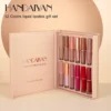 HANDAIYAN | Set Van 12 | Liquid Lipsticks | Matte Lippenstift | Vloeibare Lippenstift | Waterproof | Make Up Set | Geschenkset | Giftset | Lipstick | Lippenstift | Lipgloss