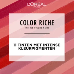 L'Oréal Paris - Color Riche Intense Volume Matte Lipstick - 187 Le Fushia Libre - Roze Lippenstift -Cosmeticawinkel 1200x1200 273