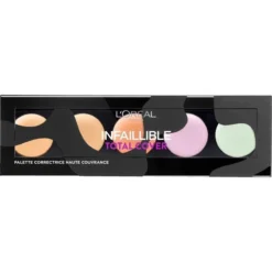 L'Oréal Paris Infallible Total Cover Concealer Palette - 105 Red Fiction -Cosmeticawinkel 1200x1200 58