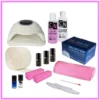 Gellak Startpakket Uitgebreide,Starter Kit Set, Gellak Starterspakket, Startpakket Met UV/LED Lamp
