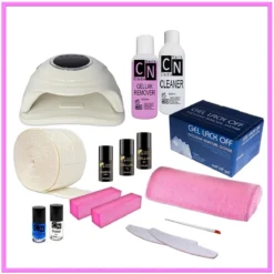 Gellak Startpakket Uitgebreide,Starter Kit Set, Gellak Starterspakket, Startpakket Met UV/LED Lamp