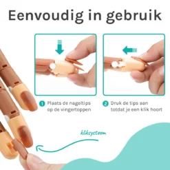 Nagel Tips - Oefenhand Nageltips - Kunstnagels - Nailtrainer - Nail Tips - 100 Stuks -Cosmeticawinkel 1200x1200 770