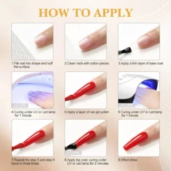 Royala Gellak D4 Starterspakket + Inclusief UV Lamp + Met 10 Verschillende Gellak Kleuren - Gellak Lamp – Gellac Set - Alle Benodigdheden In Eén - Uitgebreid 62-Delig Pakket -Cosmeticawinkel 1200x1200 918