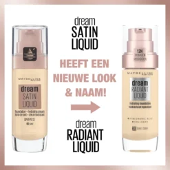 Maybelline Dream Radiant Liquid - 054 Toffee - Foundation Geschikt Voor De Droge Huid Met Hyaluronzuur - 30 Ml -Cosmeticawinkel 1200x1200 95