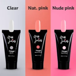 Miss Jules® Luxe Complete Polygel Kit - Polygel Nagels Starterspakket - 3 X 30 ML - Perfecte Combinatie Gellak & Acryl - Inclusief Instructievideo (NL) -Cosmeticawinkel 1200x1200 950