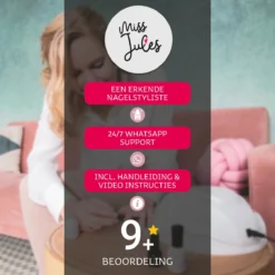 Miss Jules - 6-Delige Gellak Starterspakket - Nagellak - Kleur Nude - Glanzend & Dekkend Resultaat -Cosmeticawinkel 1200x1200 959