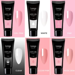 Luneya Polygel Kit - 6 Kleuren - Polygel Nagels Starterspakket - Tasje - Incl. UV LED Lamp -Cosmeticawinkel 1200x1200 967