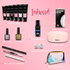 Luneya Polygel Kit - 6 Kleuren - Polygel Nagels Starterspakket - Tasje - Incl. UV LED Lamp -Cosmeticawinkel 1200x1200 968