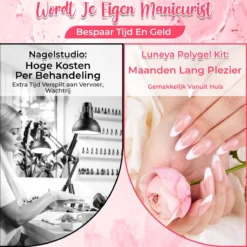 Luneya Polygel Kit - 6 Kleuren - Polygel Nagels Starterspakket - Tasje - Incl. UV LED Lamp -Cosmeticawinkel 1200x1200 972