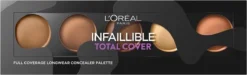 L'Oréal Paris LMU Inf.TCover Conceal.palette 2 Dark S Concealermake-up -Cosmeticawinkel 1200x363