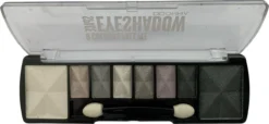 D'Donna - Oogschaduw Palette - Space Gris - Met Lange Applicator - 8 Kleuren: Wit / Grijs / Zilver / Zwart - 1 Doosje Met 10 Gram Inhoud