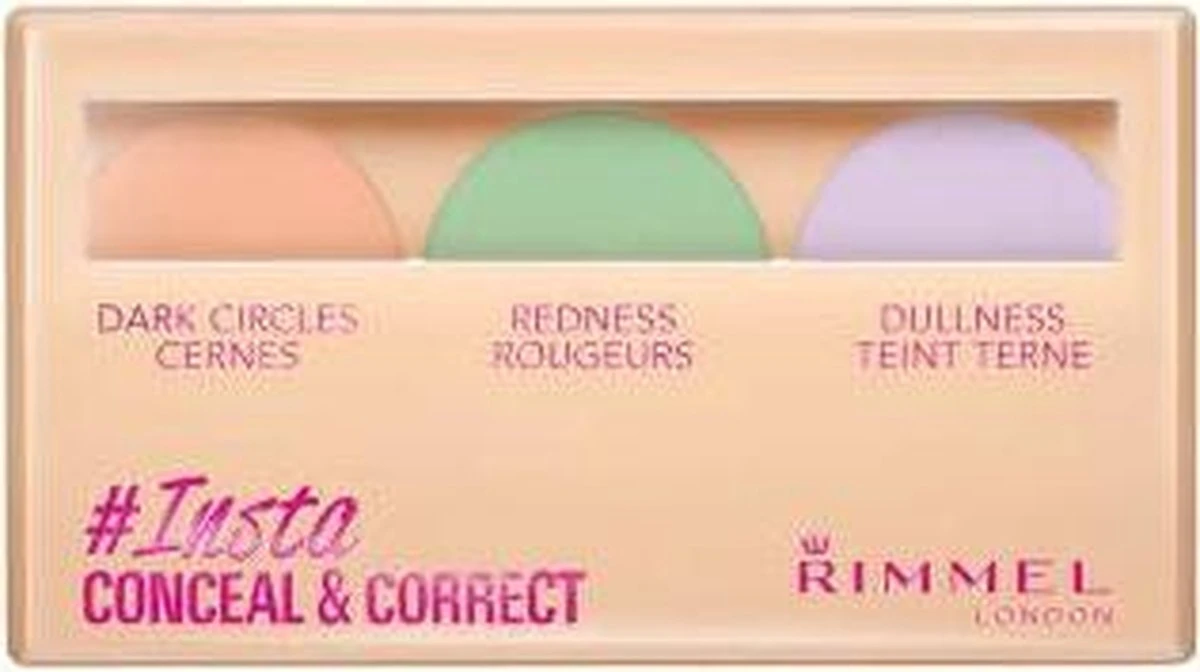 Rimmel London Rimmel Insta Conceal & Correct Palette - Correct Palette 5 Rimmel London Rimmel Insta Conceal & Correct Palette - Correct Palette - Afbeelding 5