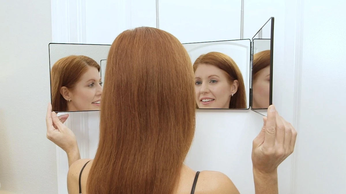 Merkloos Multi Mirror - Make-up Spiegel - Thuis Kapper Spiegel - Self Cut Spiegel - 360 - Hangend 5 Merkloos Multi Mirror - Make-up Spiegel - Thuis Kapper Spiegel - Self Cut Spiegel - 360 - Hangend - Afbeelding 5