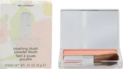 Clinique Blushing Blush Powder Blush - 102 Innocent Peach -Cosmeticawinkel 1200x678