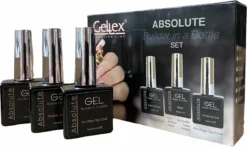 Gellex - SET Absolute Builder Gel In A Bottle "Aphrodite" 15ml - Starterspakket 3x15ml - Gel Nagellakset- Gel Nagels