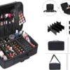 Visagie Kappers Koffer - Make Up Cosmetica Tas - Beauty Case - Groot 41 X 31 X 14 Cm