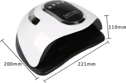 280 Watt UV LED Lamp Nagels - 66 Leds - SUN X10 MAX - Nagel UV Lamp - Gellak Lamp - Nagellamp - Nagellamp Led - Nagellamp Voor Gel Nagellak - Nagellamp Led Uv - Nagellamp Uv - Nagellamp Gelnagels - Gellak - Nageldroger -Cosmeticawinkel 1200x791 1