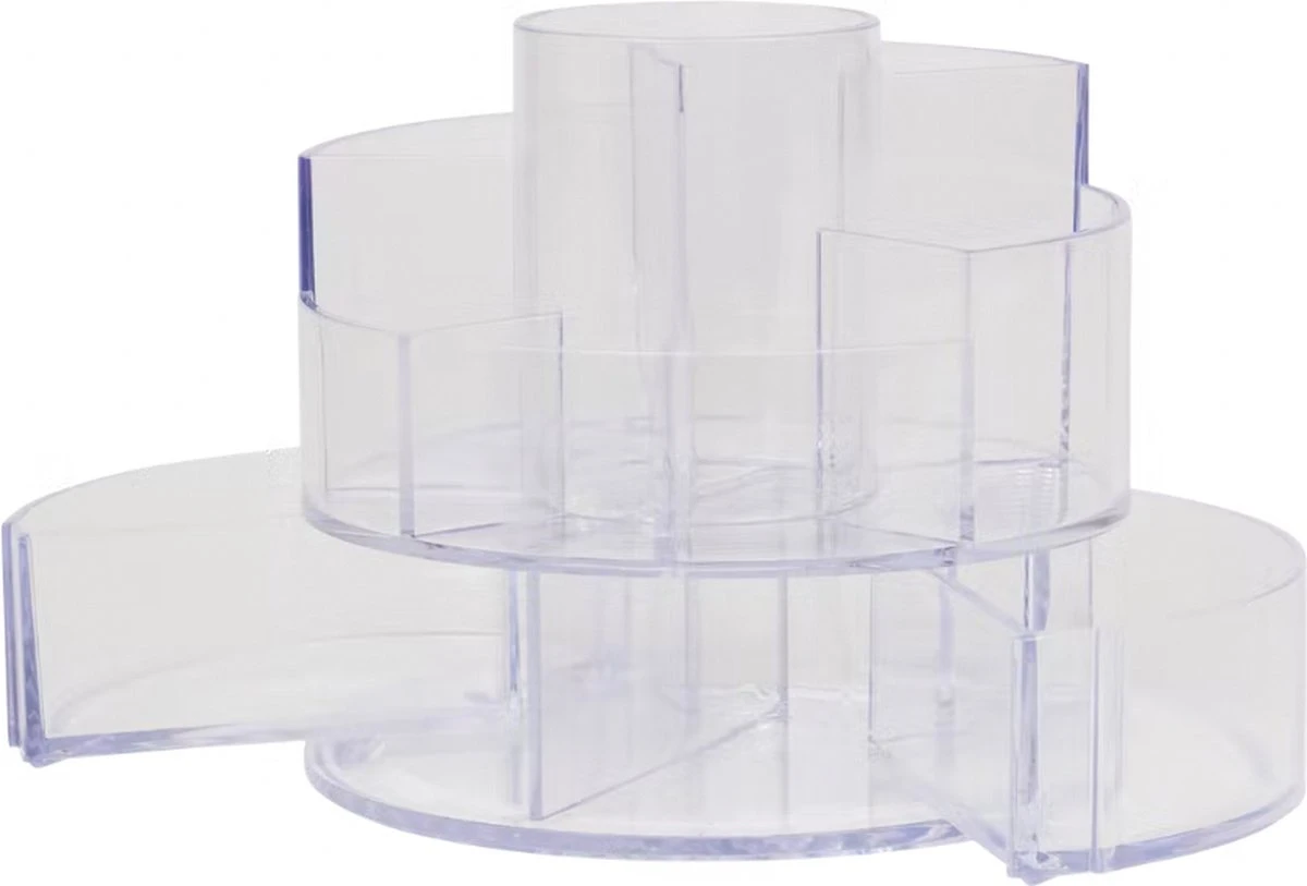 Brash - Make Up Organizer - Organizer - Organizer Bakjes - Transparant - Uitklapbaar 2 Brash - Make Up Organizer - Organizer - Organizer Bakjes - Transparant - Uitklapbaar - Afbeelding 2