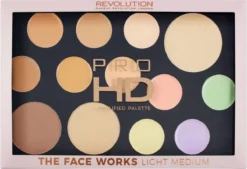 Makeup Revolution HD Pro Palette The Works - Light/Medium
