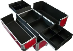 Veronica NAIL-PRODUCTS Aluminium Nagel Trolley 3 In 1 CROCO ROOD, Pedicure, Manicure. Ook Als Sinterklaas Trolley, Trolly, Koffer! -Cosmeticawinkel 1200x851 1