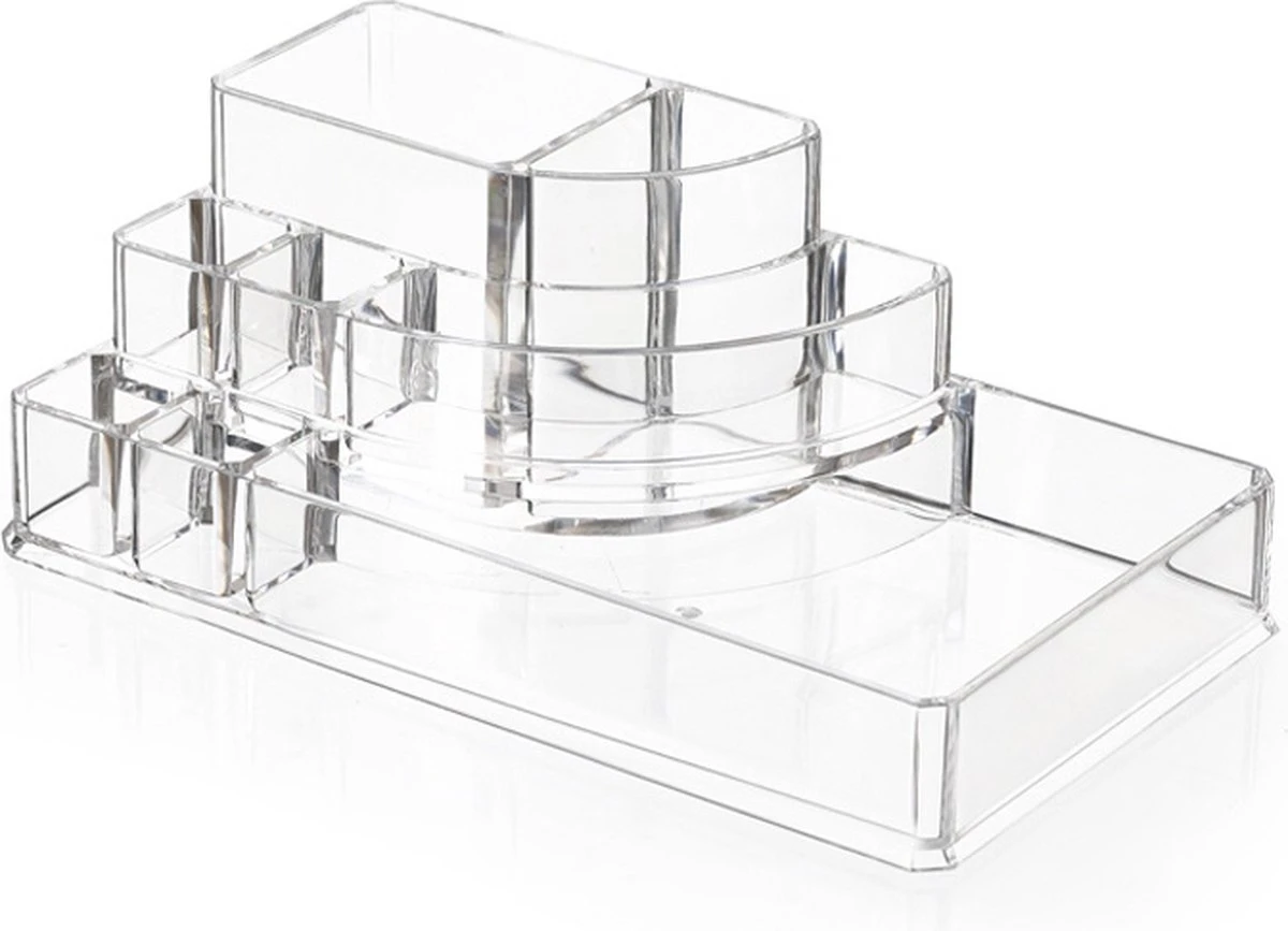 Five® Make Up Organiser Transparant - Transparant - Sorteervakken 2 Five® Make Up Organiser Transparant - Transparant - Sorteervakken - Afbeelding 2