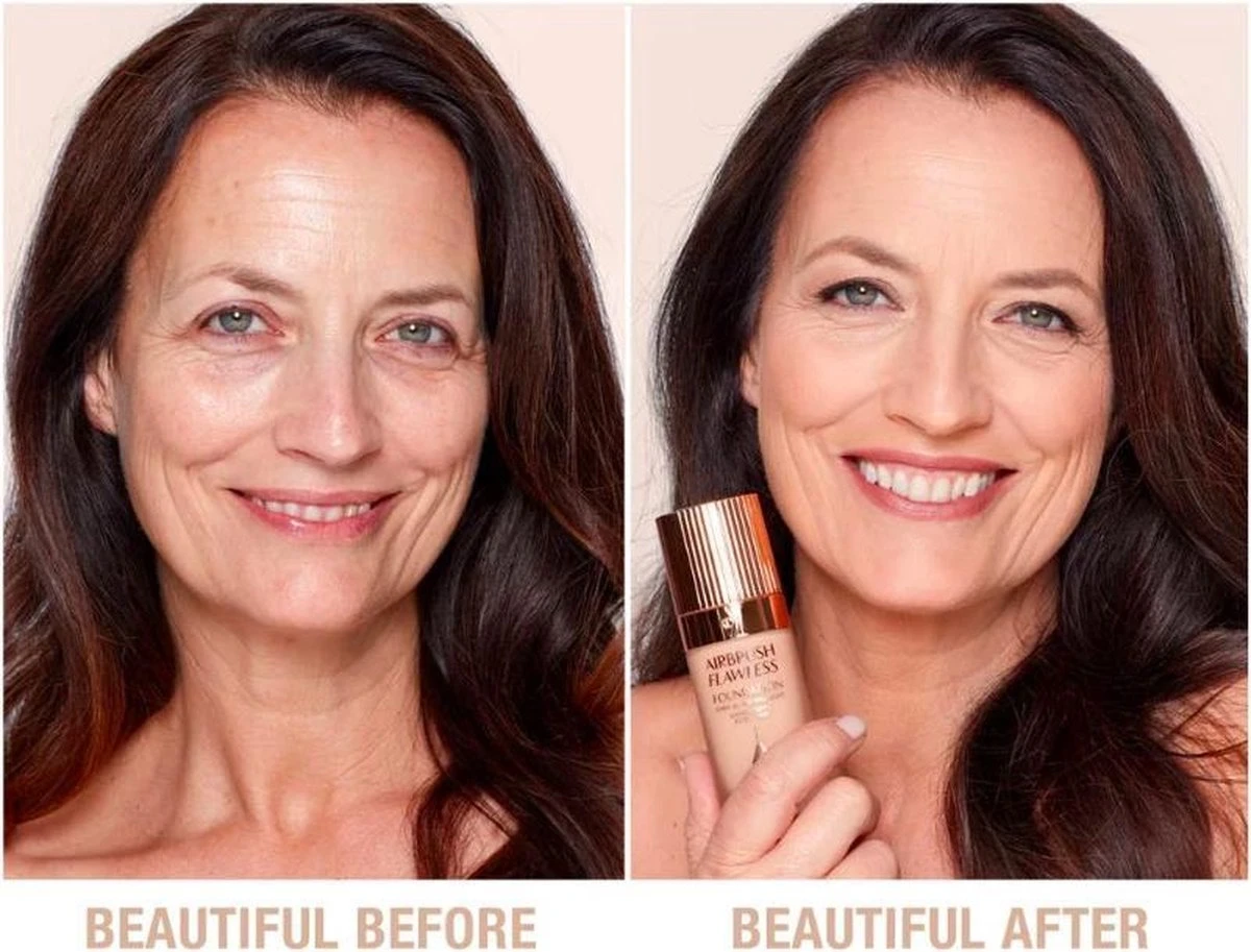 Charlotte Tilbury Airbrush Flawless Foundation - 8 Cool - Natuurlijk Dekkend 4 Charlotte Tilbury Airbrush Flawless Foundation - 8 Cool - Natuurlijk Dekkend - Afbeelding 4