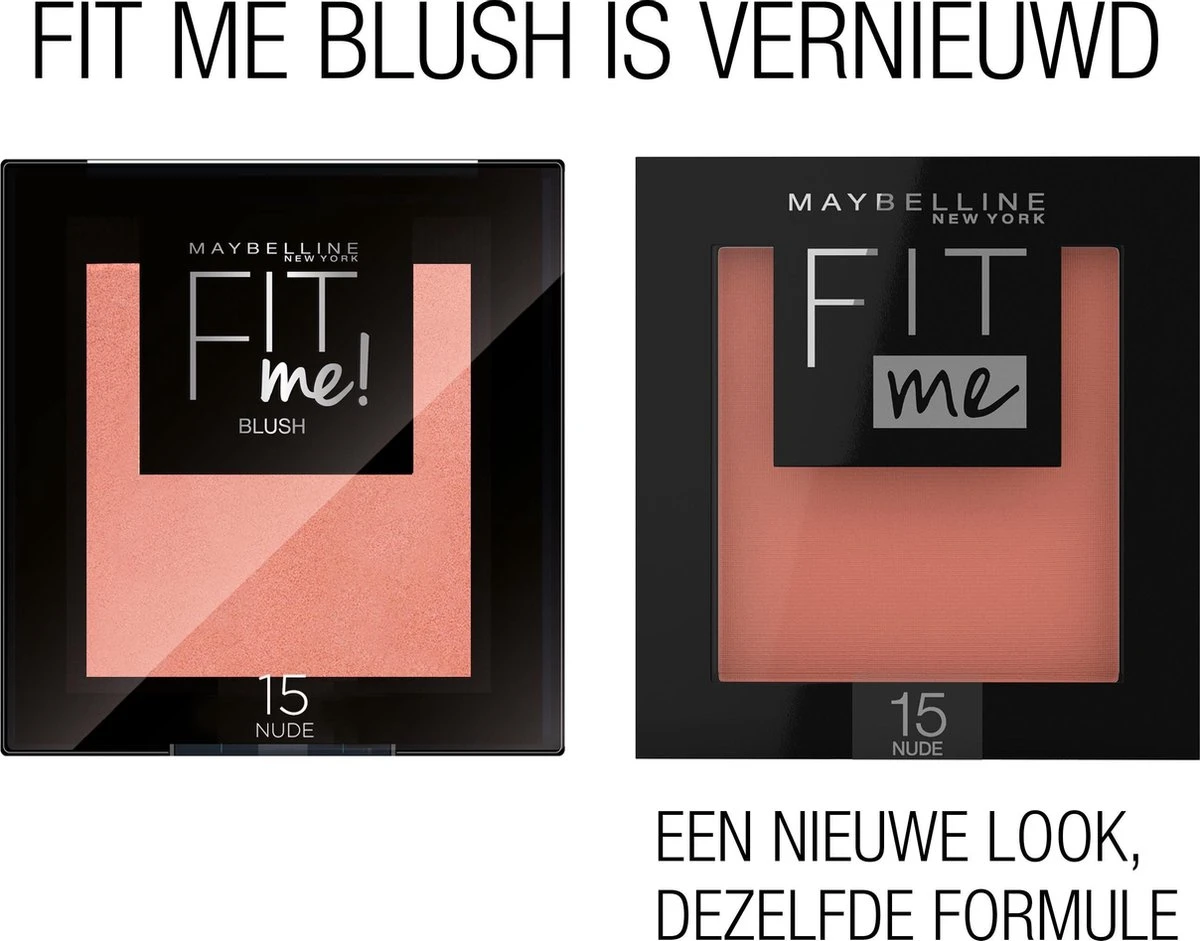Maybelline Fit Me Blush - 40 Peach - Oranje - Natuurlijk Ogende Rouge 2 Maybelline Fit Me Blush - 40 Peach - Oranje - Natuurlijk Ogende Rouge - Afbeelding 2