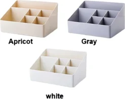 Merkloos Make-Up Organizers - Opbergdoos - Cosmetica - Beige - Sieraden - Nagelak - Make Up Organizer - Make Up Organizers -Cosmeticawinkel 1200x948