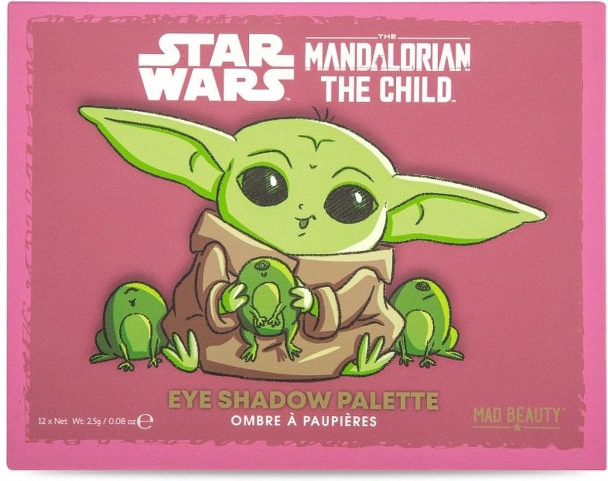 Mad Beauty X Disney - Star Wars Mandalorian The Child Palette - Oogschaduw Palette 1 Mad Beauty X Disney - Star Wars Mandalorian The Child Palette - Oogschaduw Palette