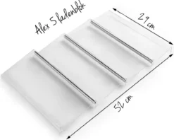 Jumanah® Collections "Sorted" Large Foundation Tray - Make Up Organizer - Ladeverdeler - Lade Organizer - Transparant - Acryl - Kunststof - Ikea Alex 5 Ladeblok -Cosmeticawinkel 1200x960 5