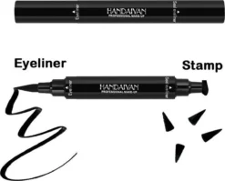 HANDAIYAN® | Eyeliner Met Wing Stempel | Zwarte Oog Stempel | 2 In 1 Eyeliner | Eyeliner Tool | Wing Eyeliner | Wing Stamp | 2 Stuks Per Verpakking -Cosmeticawinkel 1200x968 1