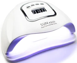 Merkloos 80 Watt UV LED Lamp Nagels - SUN X5 MAX - 45LED - Nagel - UV- LED Lamp - Wit - Nagellamp - Nail Dryer - Nagels - Salon - Lamp - -Cosmeticawinkel 1200x980 2