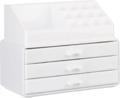 Relaxdays Make-up Organizer Klein - Stapelbaar - Sieradendoosje - Cosmetica - Opbergbox - Wit 35 Relaxdays Make-up Organizer Klein - Stapelbaar - Sieradendoosje - Cosmetica - Opbergbox - Wit -Cosmeticawinkel 1200x981 2