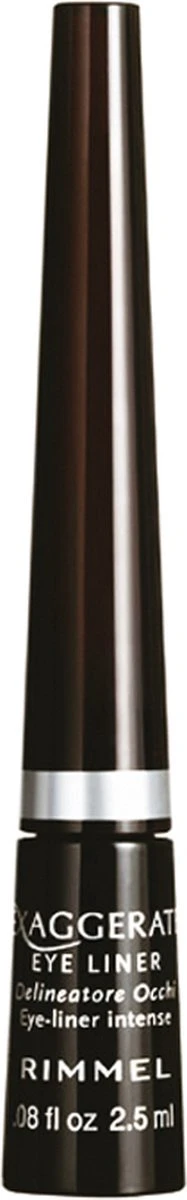 Rimmel London Exaggerate Eyeliner - 01 Black 12 Rimmel London Exaggerate Eyeliner - 01 Black - Afbeelding 12