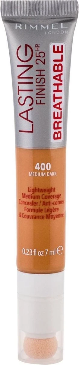Rimmel London Rimmel Lasting Finish Breathable - 400 Natural Beige - Concealer 1 Rimmel London Rimmel Lasting Finish Breathable - 400 Natural Beige - Concealer