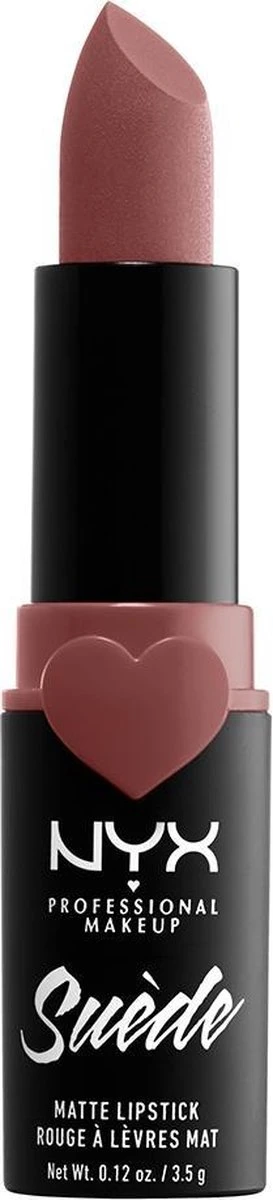 NYX Professional Makeup Suede Matte Lipstick - Brunch Me SDMLS05 - Lippenstift - 3,5 Gr 4 NYX Professional Makeup Suede Matte Lipstick - Brunch Me SDMLS05 - Lippenstift - 3,5 Gr - Afbeelding 4